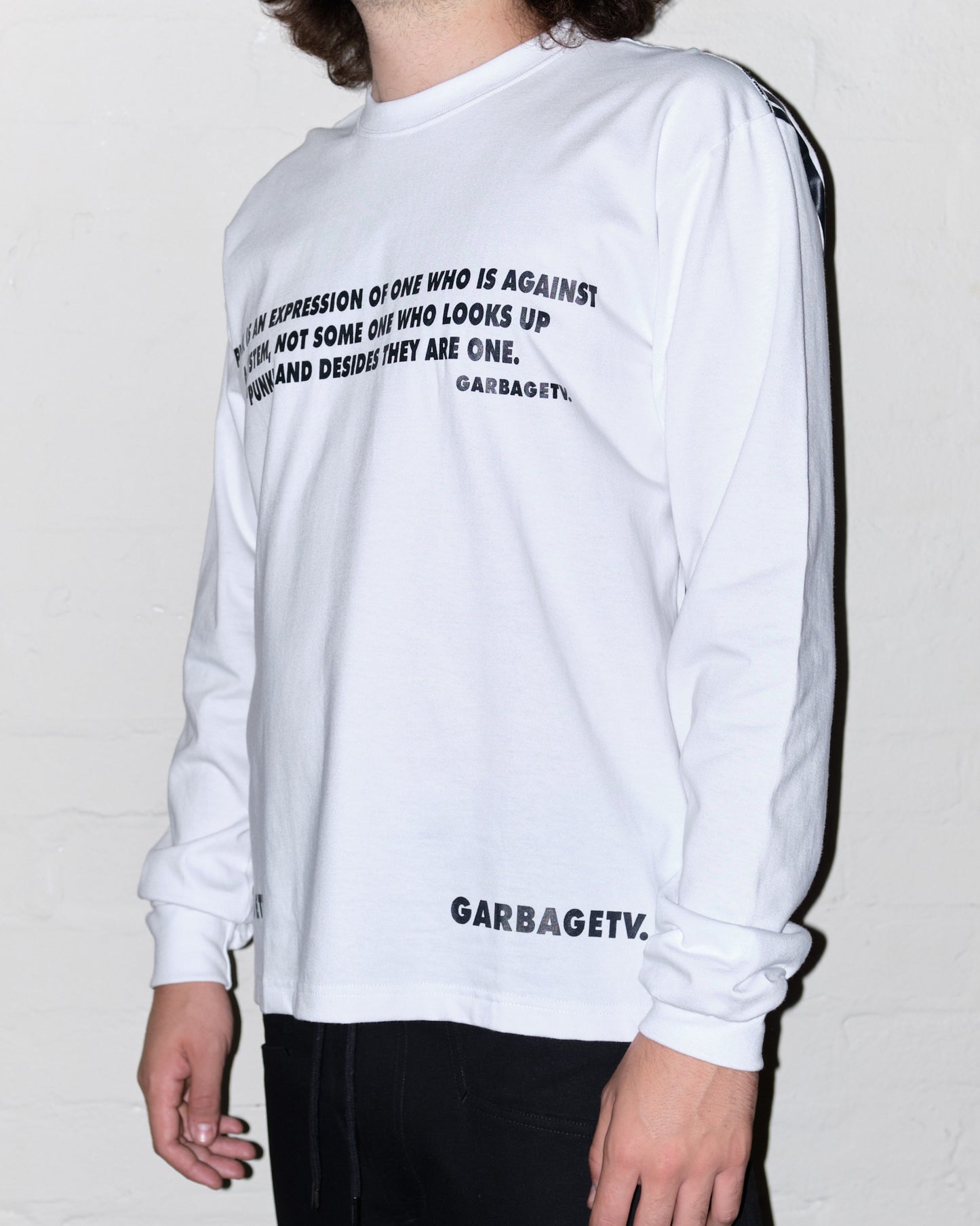 Punk L/S T-shirt - White