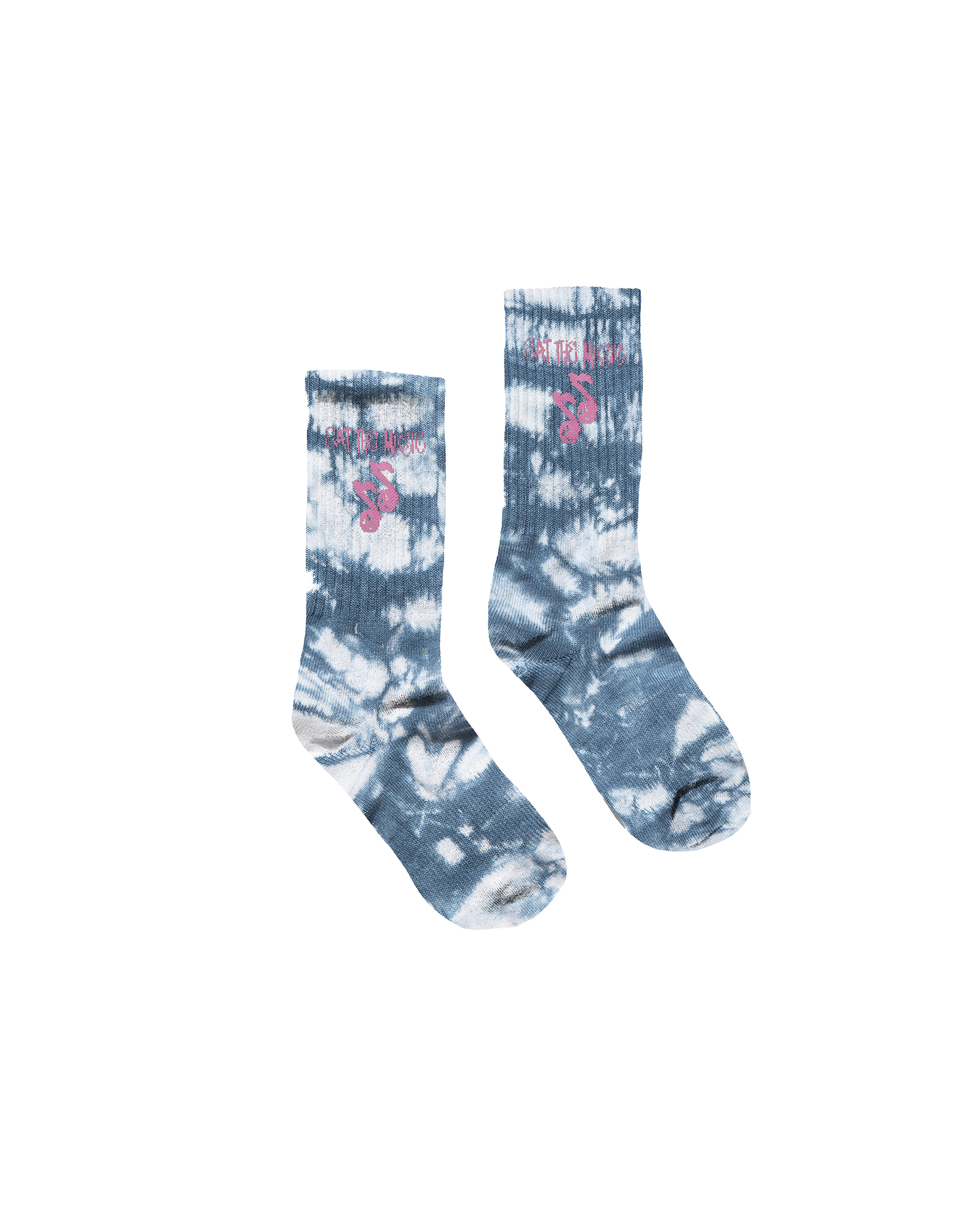 Get To Steppen Sock - Tie Dye Blue