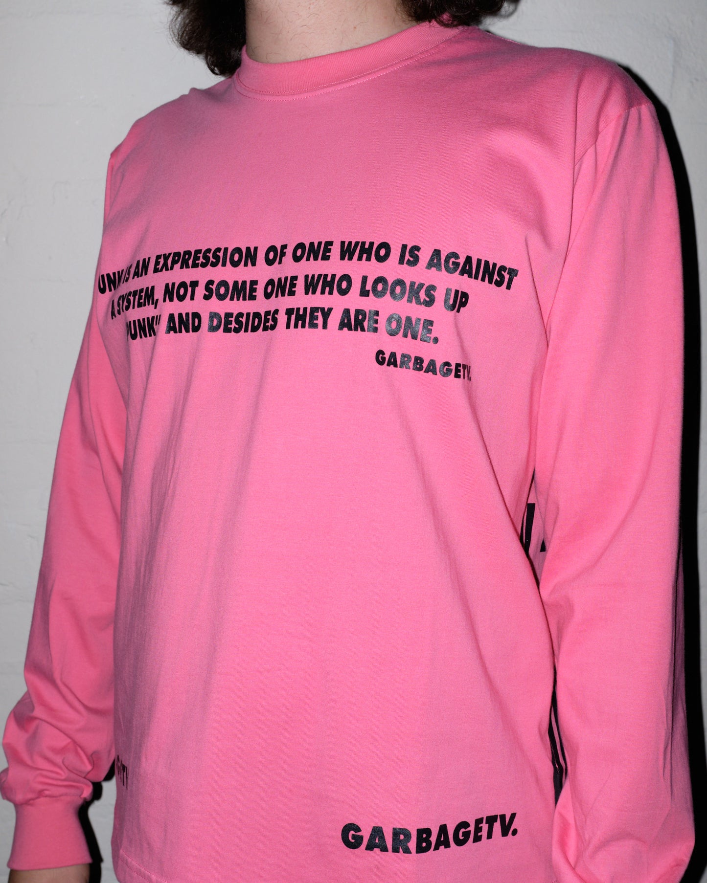 Punk L/S T-shirt - Pink