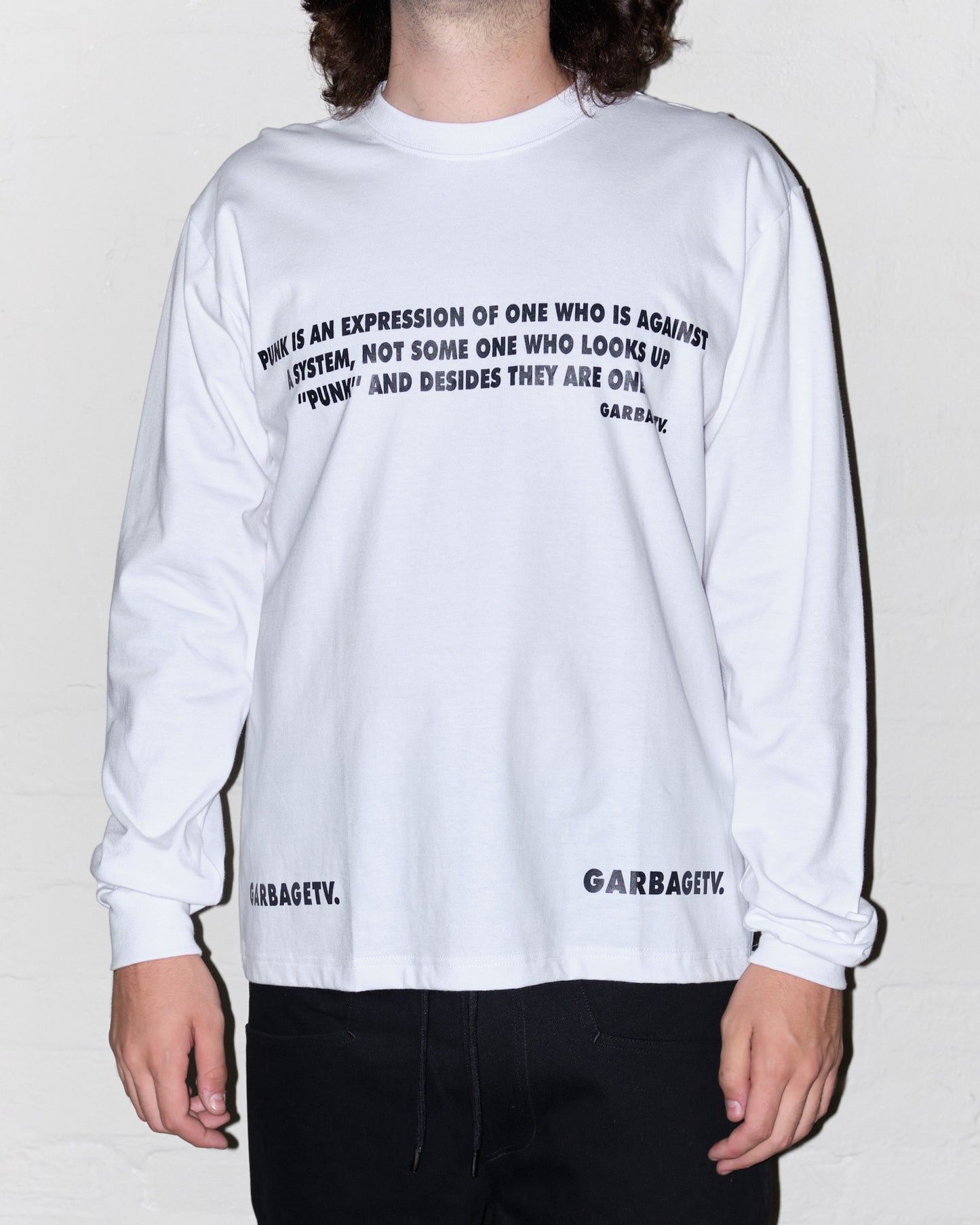 Punk L/S T-shirt - White